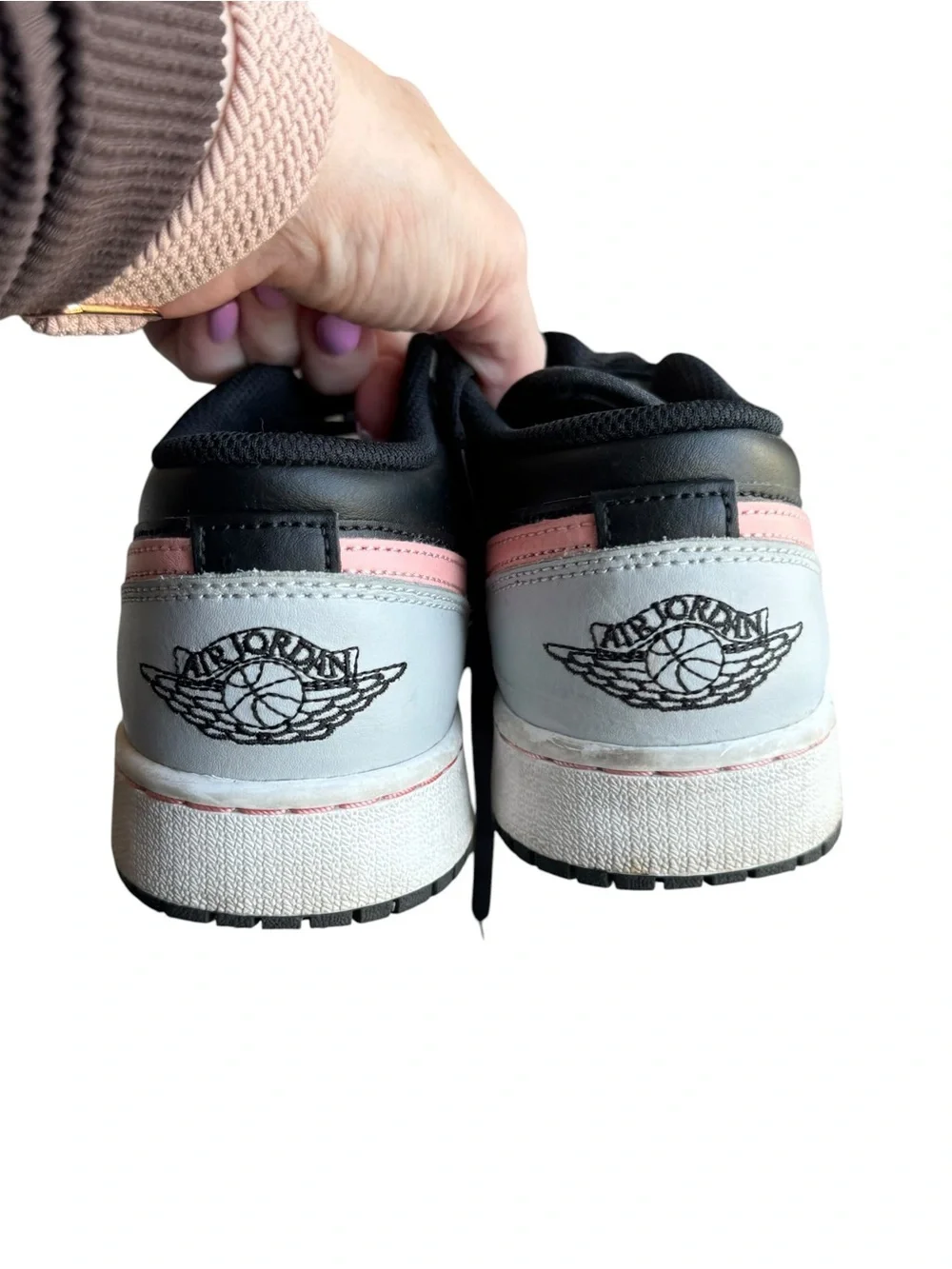 Nike Air Jordan 1 Low GS “Light Iron Ore Arctic Punch” – Size 5Y